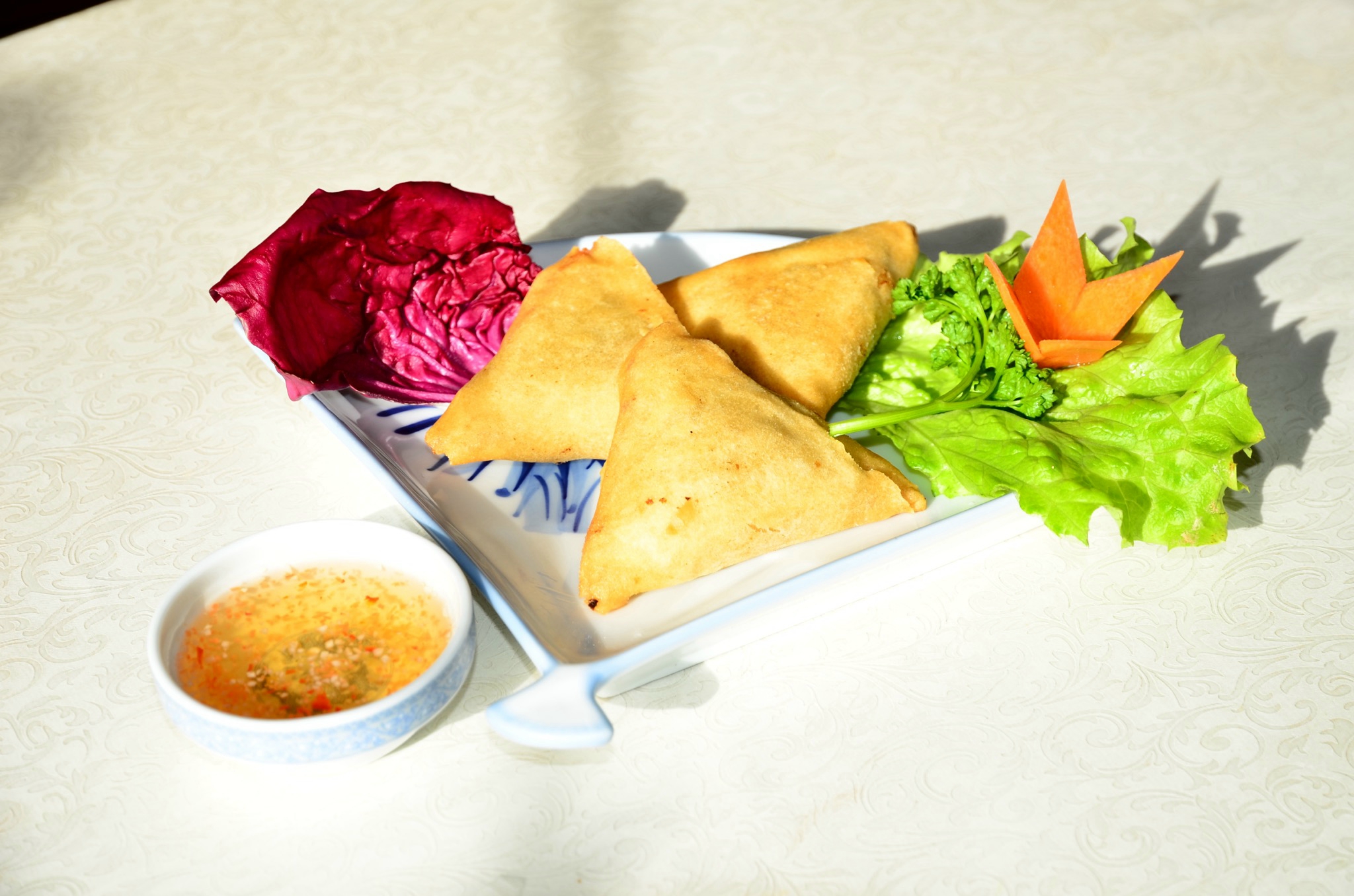 Samoussa au bœuf frits